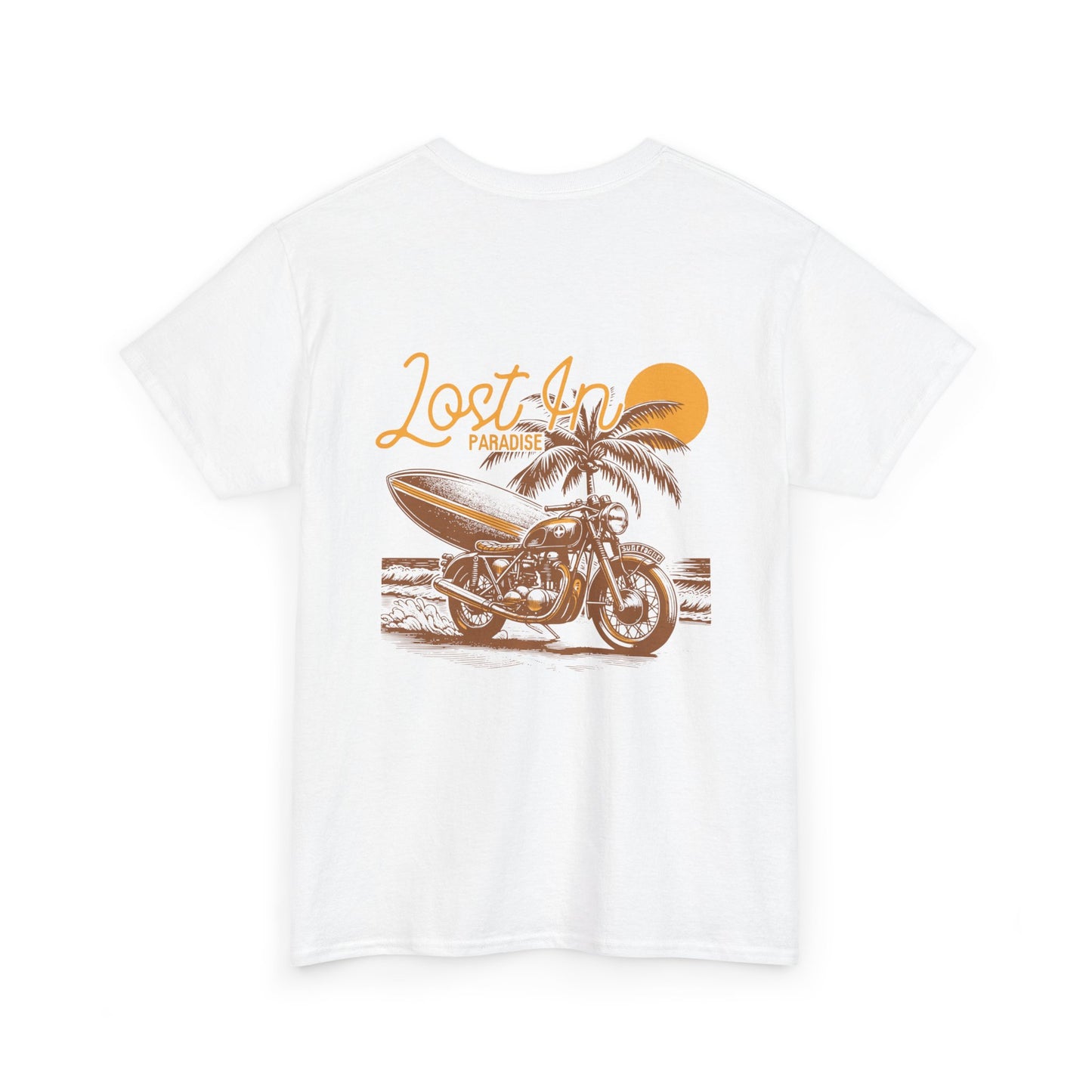 Lost in Paradise MOTOR AND SURF Vintage Surf Unisex Heavy Cotton Tee