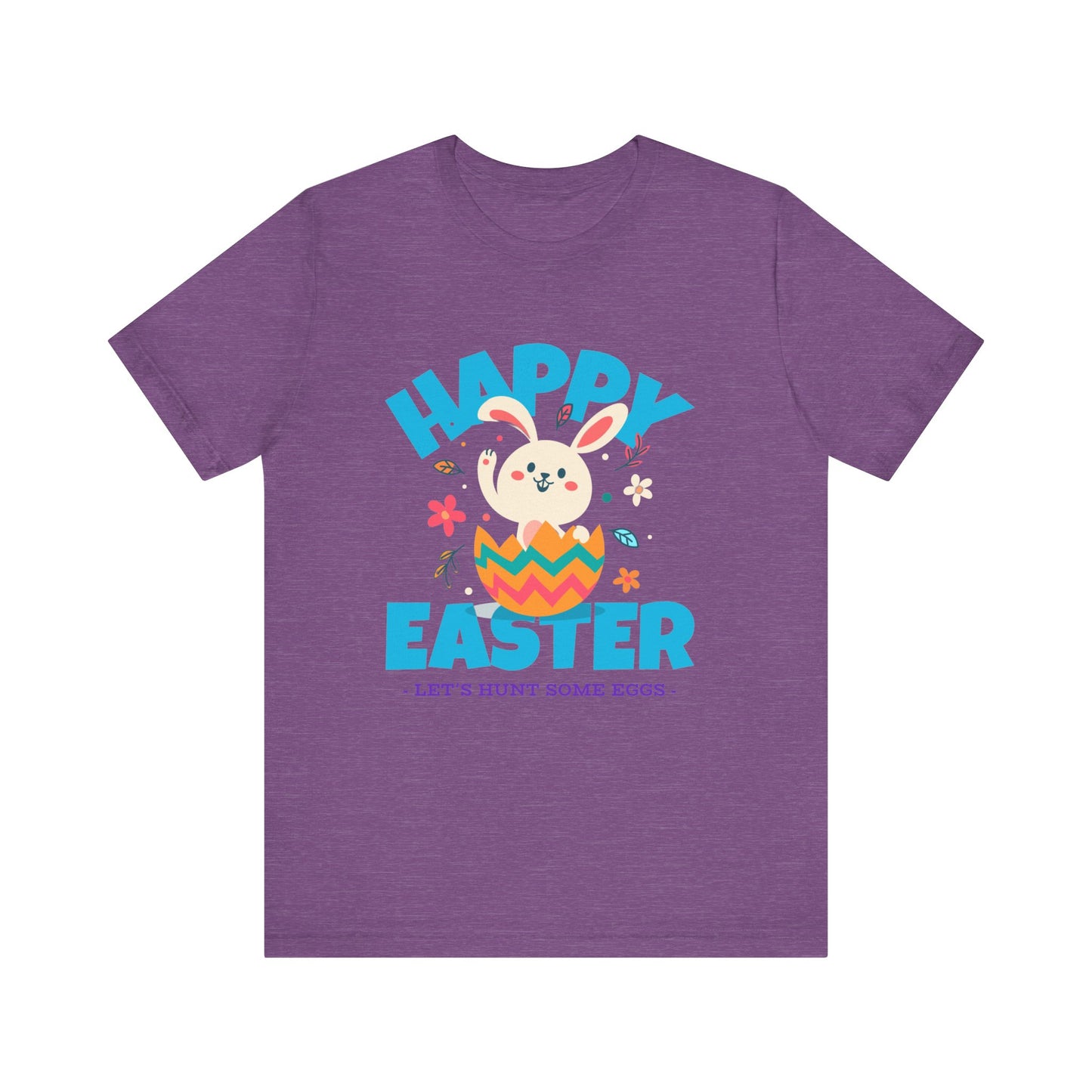 HAPPY EASTER Let's Hunt for Some Eggs Unisex Jersey Short Sleeve Tee