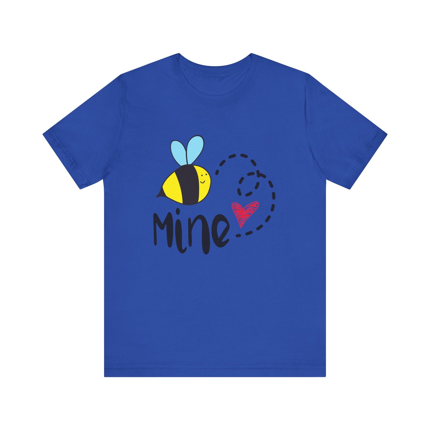 Bee Mine Valentine Unisex Jersey Short Sleeve Tee