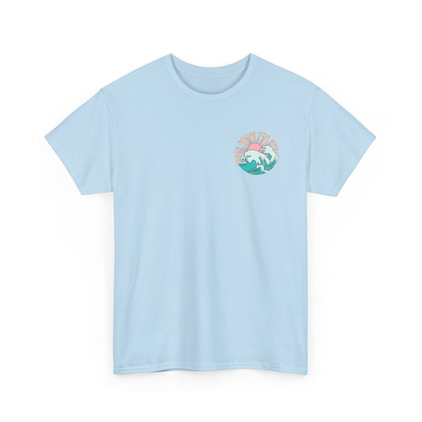 Here Comes the Sun Beach Bum Unisex Heavy Cotton Tee