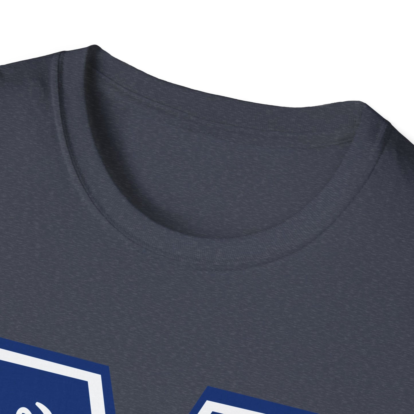 Blue Varsity M Monroe NavUnisex Softstyle T-Shirt