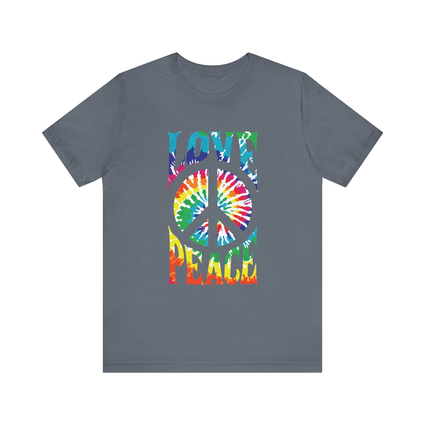 Love and Peace Unisex Jersey Short Sleeve Tee