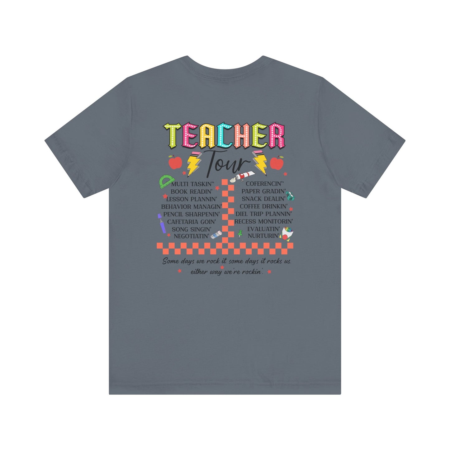 AB/CD Teacher Tour Unisex Jersey Short Sleeve Tee