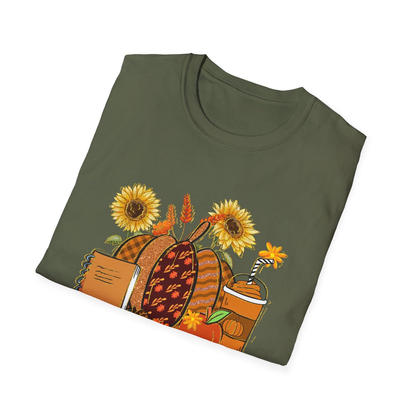 #Teacherlife Fall Unisex Softstyle T-Shirt - Perfect Gift for Teachers, Back to School, and Appreciation Events