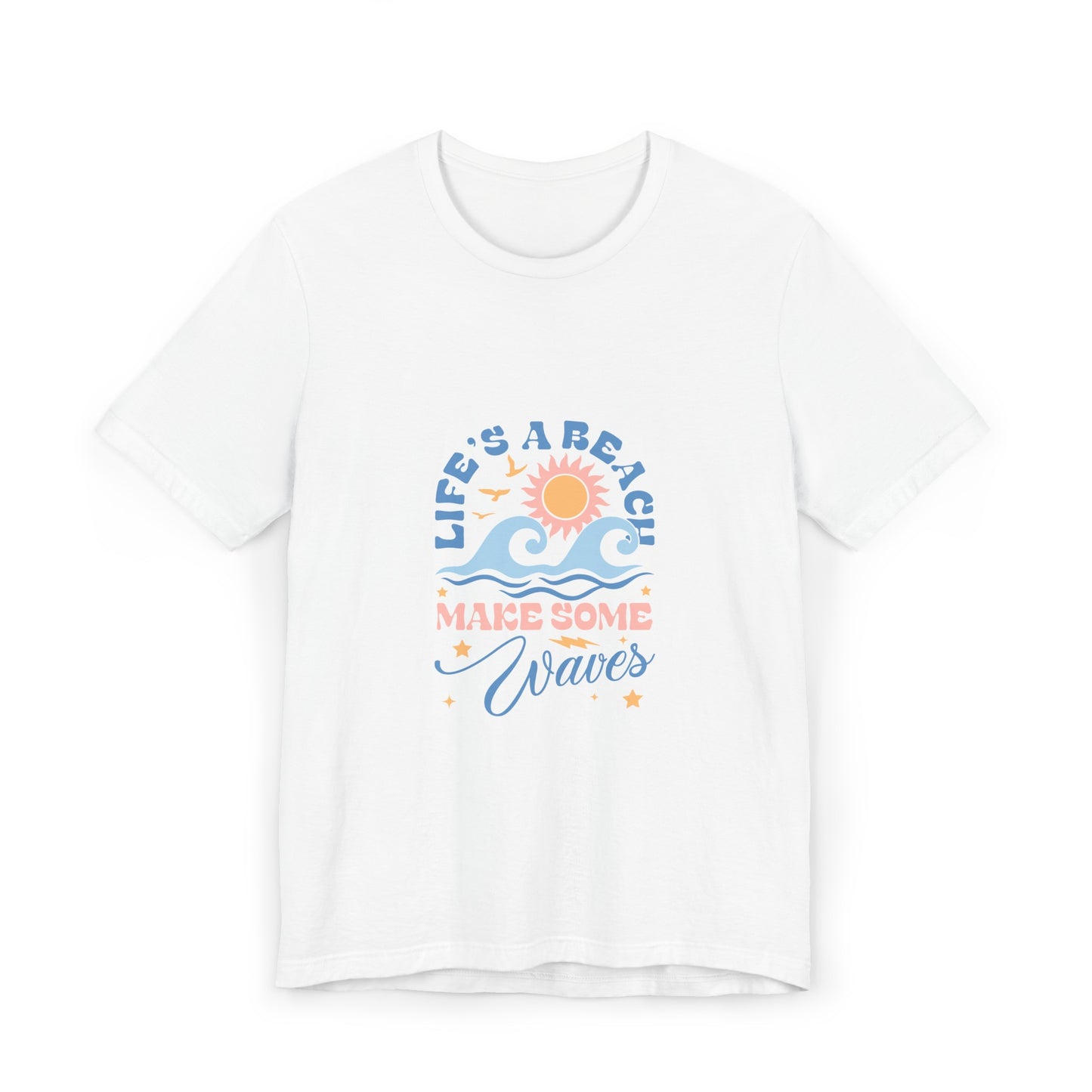 Life's a Beach Make Some Waves Unisex Jersey T-Shirt