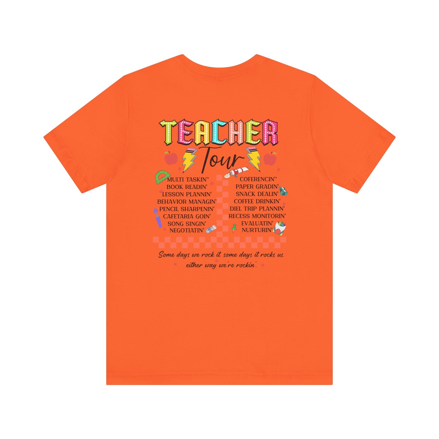 AB/CD Teacher Tour Unisex Jersey Short Sleeve Tee