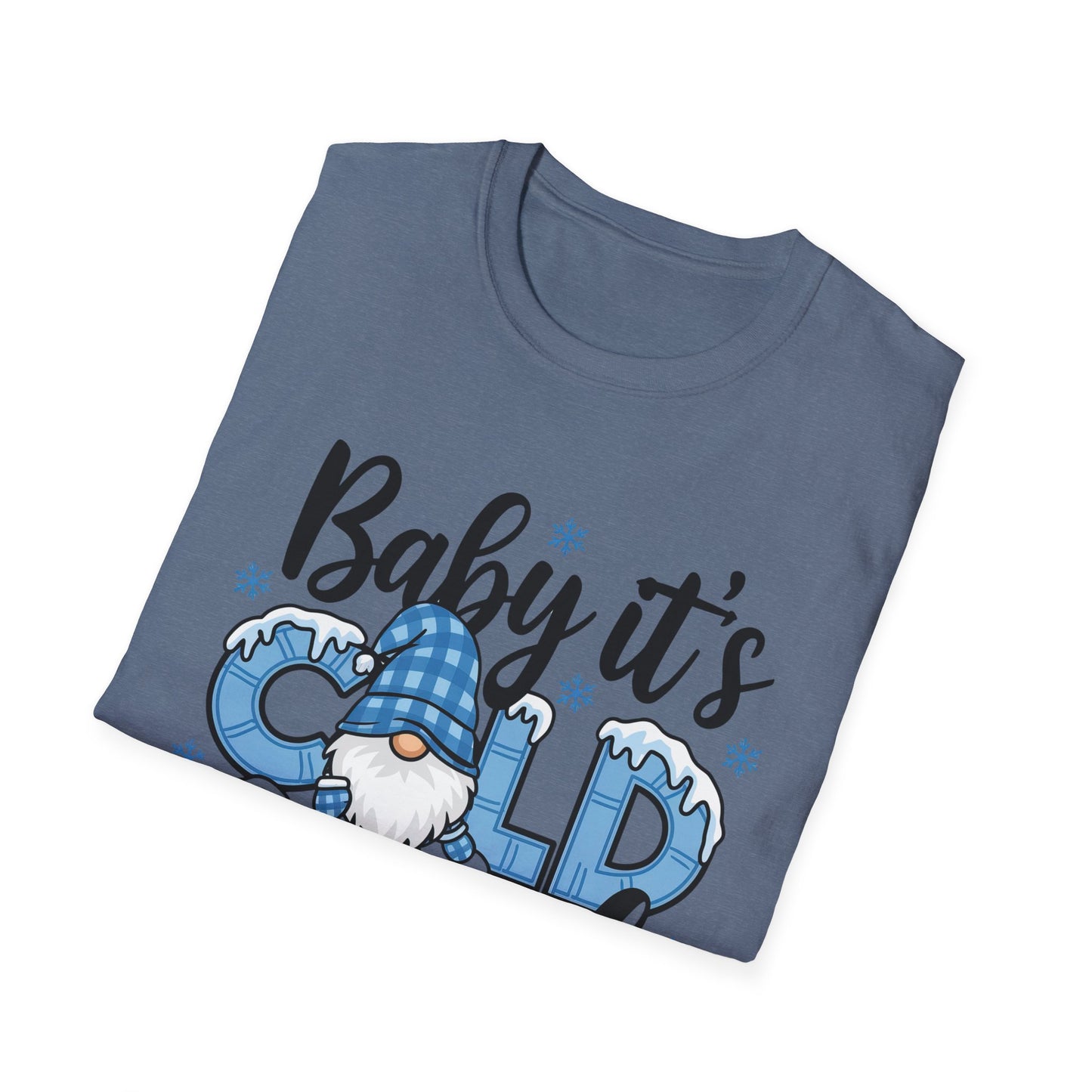 Baby It's Cold Outside Unisex Softstyle T-Shirt - Cozy Winter Vibes