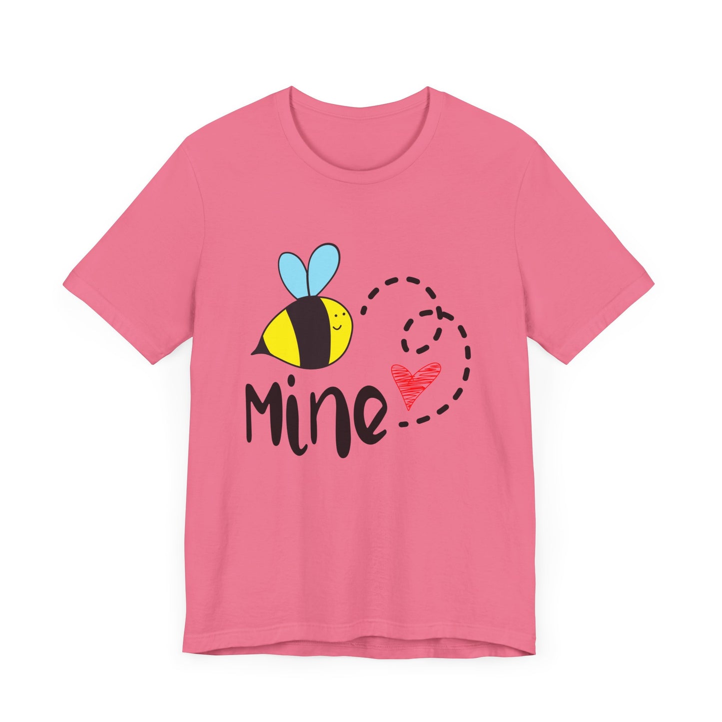 Bee Mine Valentine Unisex Jersey Short Sleeve Tee