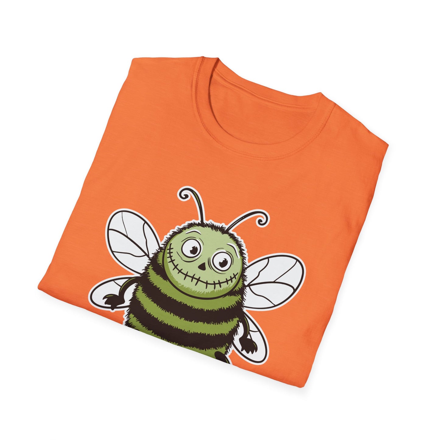 Zom-Bee Unisex Softstyle T-Shirt - Spooky Fun for Halloween