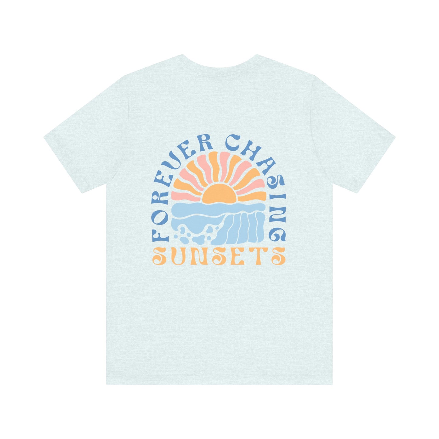 Beach Vibes Forever Chasing Sunsets Unisex Jersey Short Sleeve Tee