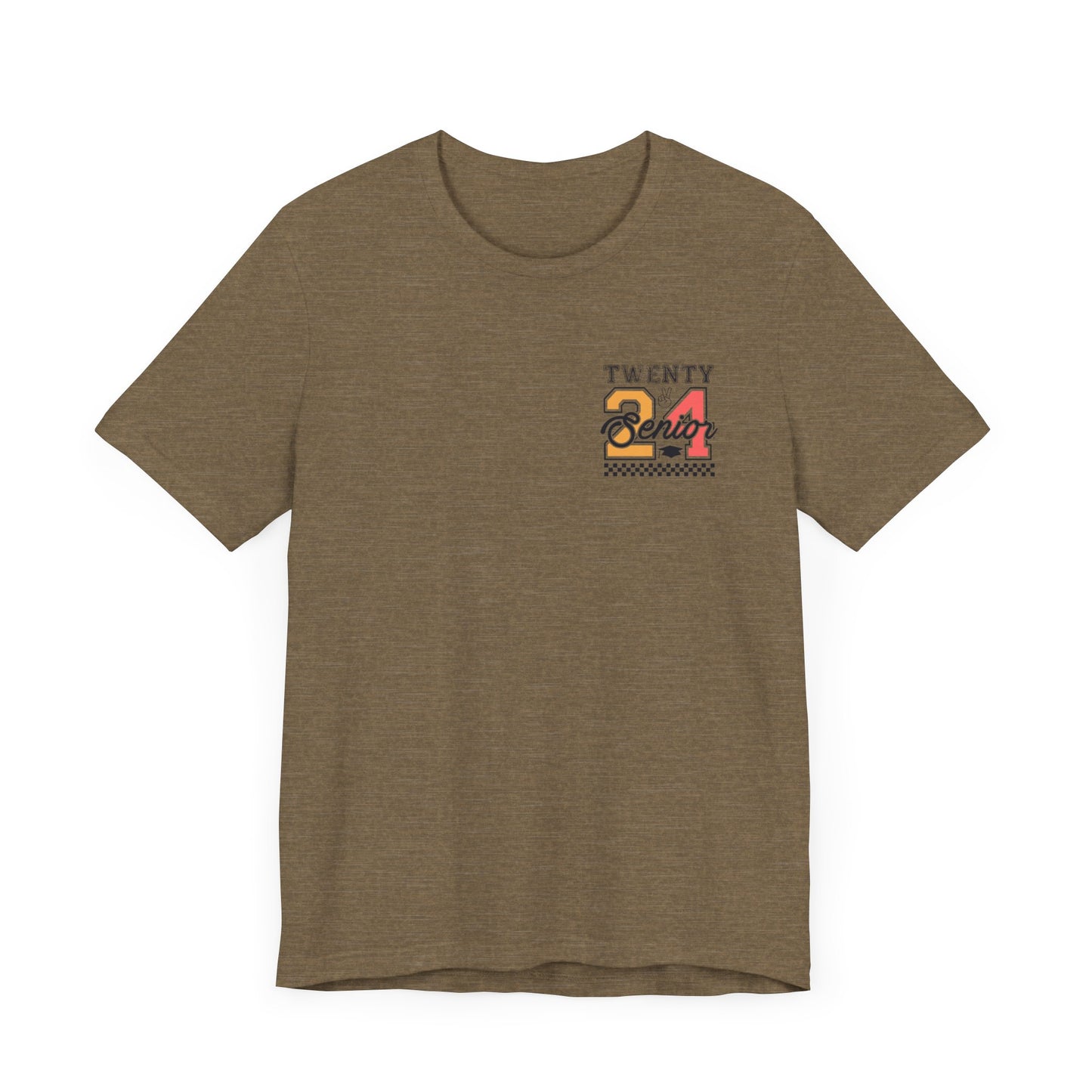 2024 Senior Front and Back Unisex Jersey Short Sleeve Tee