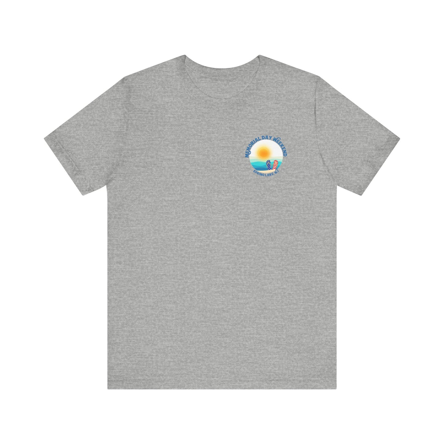 Spring Lake Memorial Day Weekend  Drinkers and Enablers Unisex Jersey Short Sleeve Tee