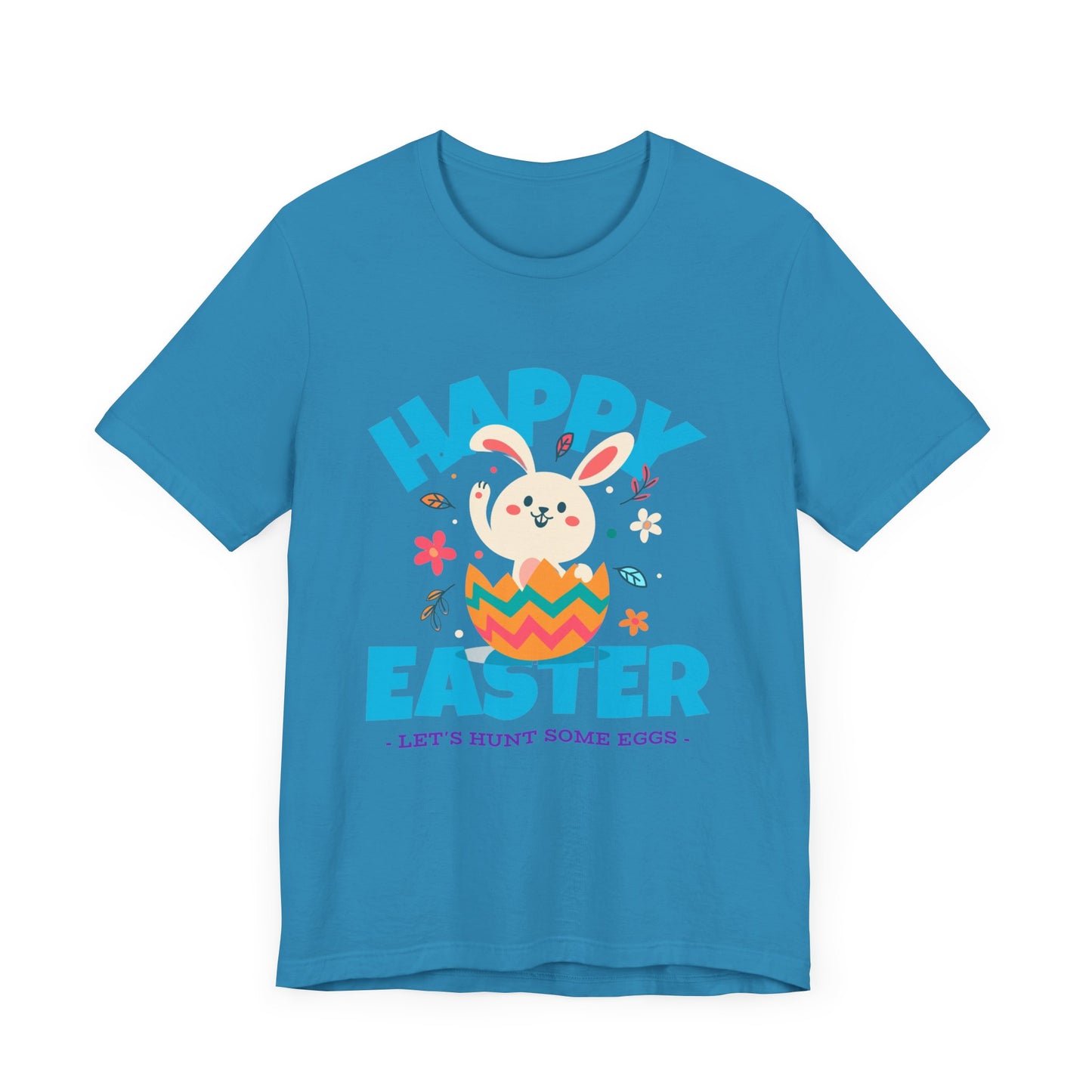 HAPPY EASTER Let's Hunt for Some Eggs Unisex Jersey Short Sleeve Tee