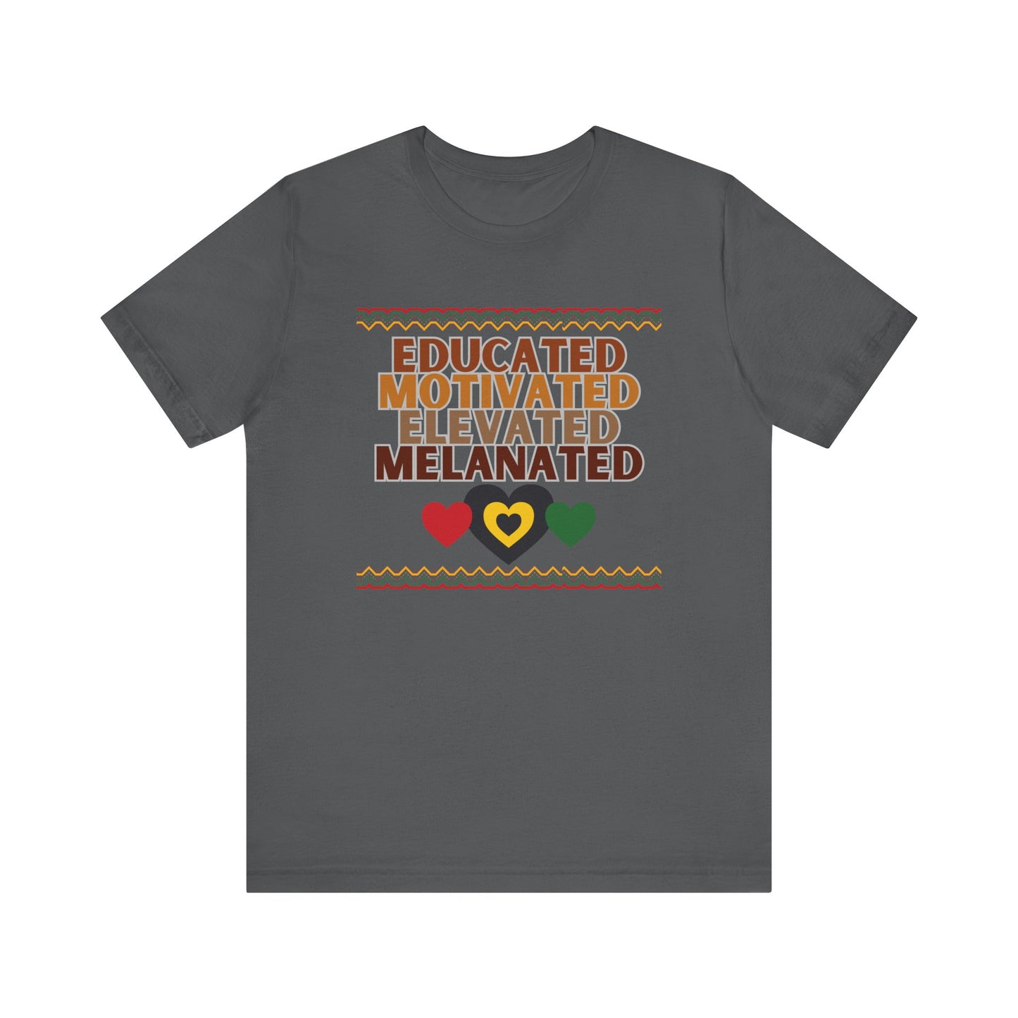 Educated, Motivated, Black History Unisex Jersey Short Sleeve Tee