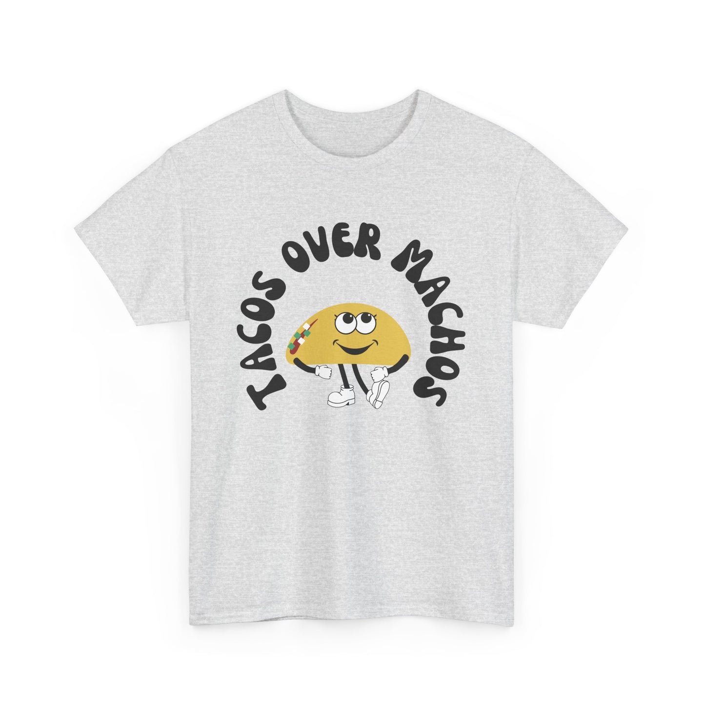 Tacos over Machos ANTI Valentines Unisex Heavy Cotton Tee