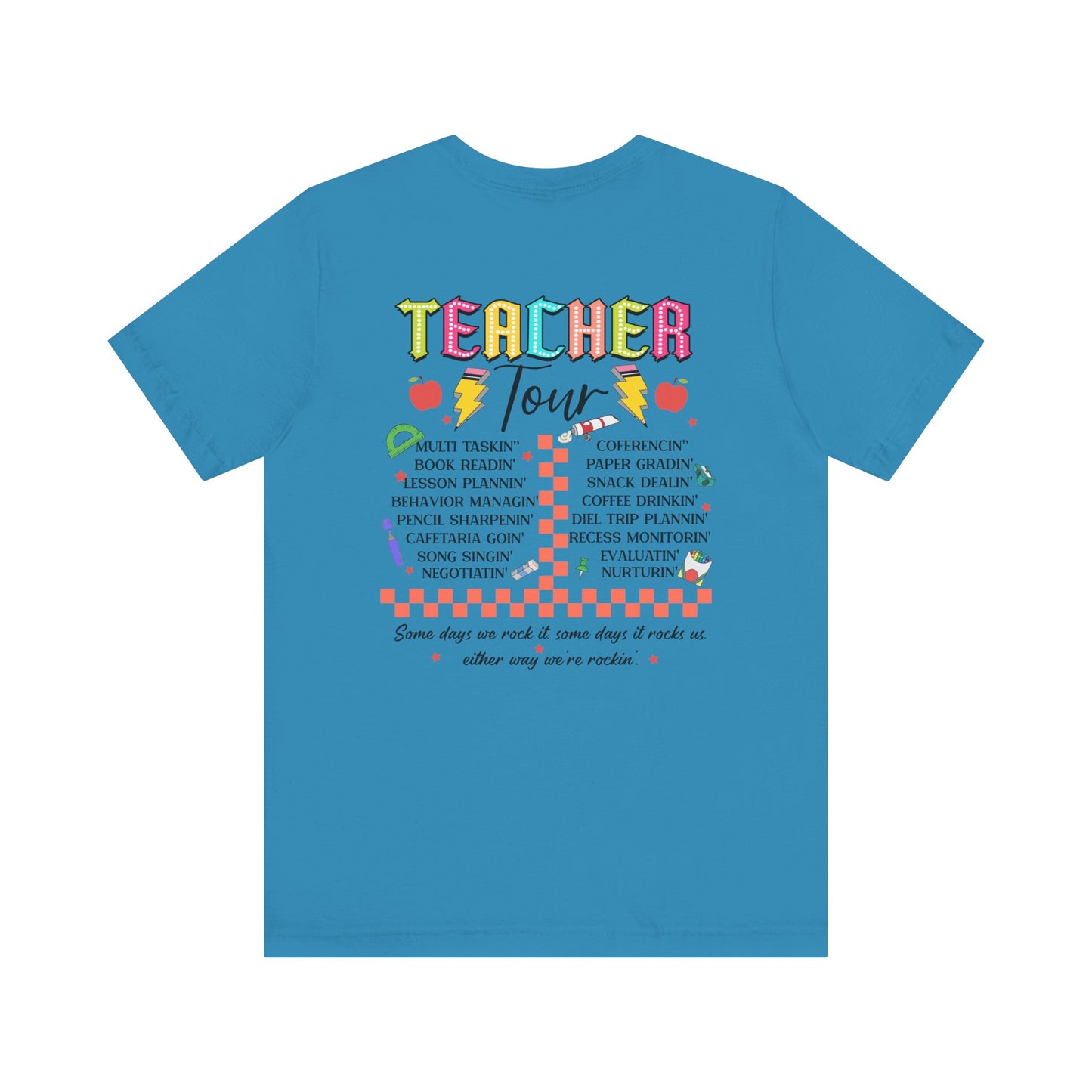 AB/CD Teacher Tour Unisex Jersey Short Sleeve Tee