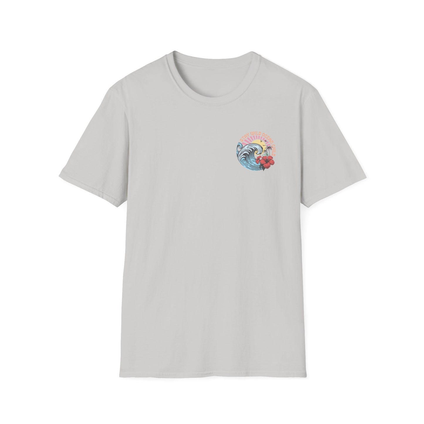 Salty but Sweet Flamingo Stay  Unisex Softstyle T-Shirt