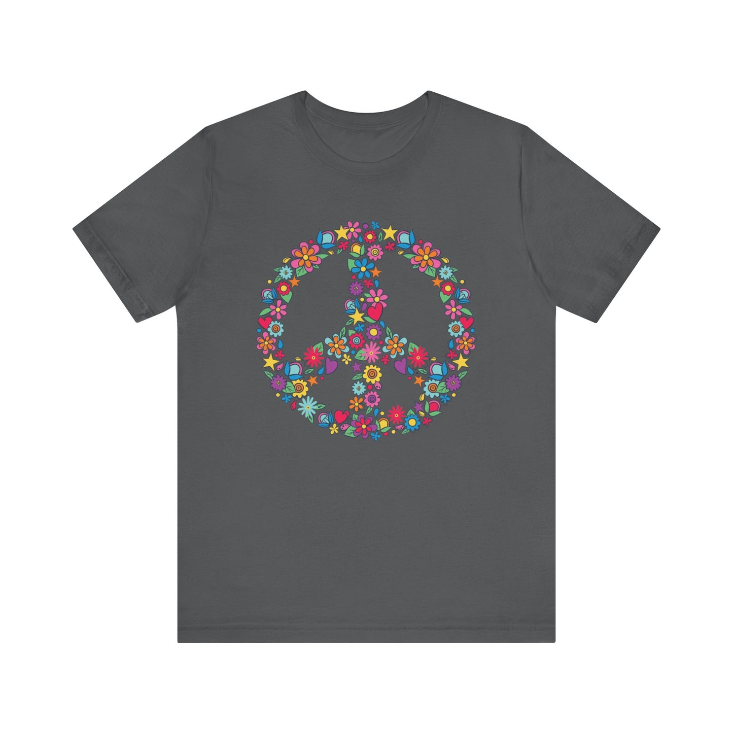 Peace Flower Unisex Jersey Short Sleeve Tee