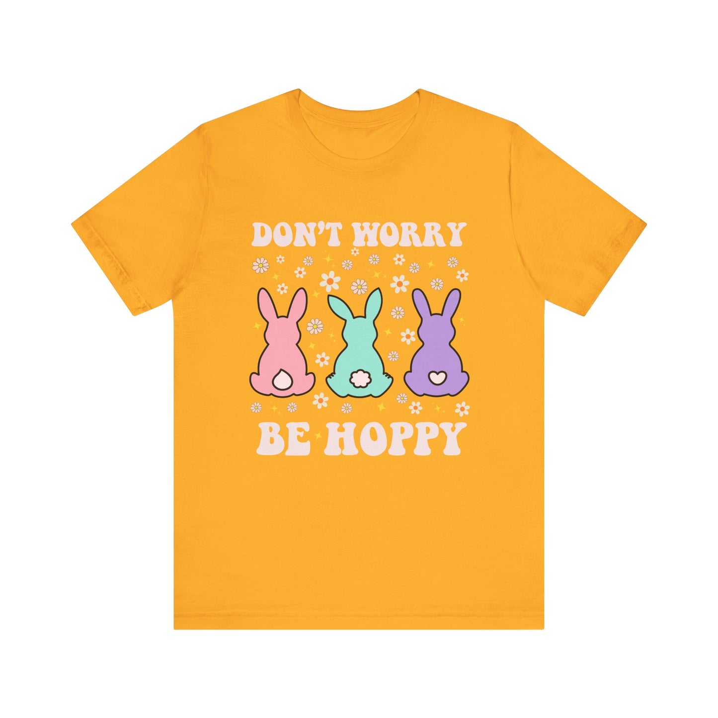 Don't Worry Be Hoppy TShirt Unisex Jersey Short Sleeve Tee