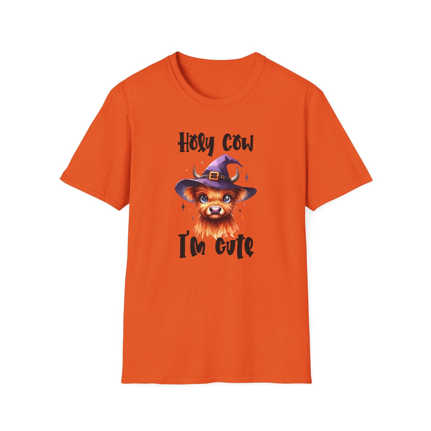 Holy Cow I'm Cute Halloween Cow Unisex Halloween T-Shirt