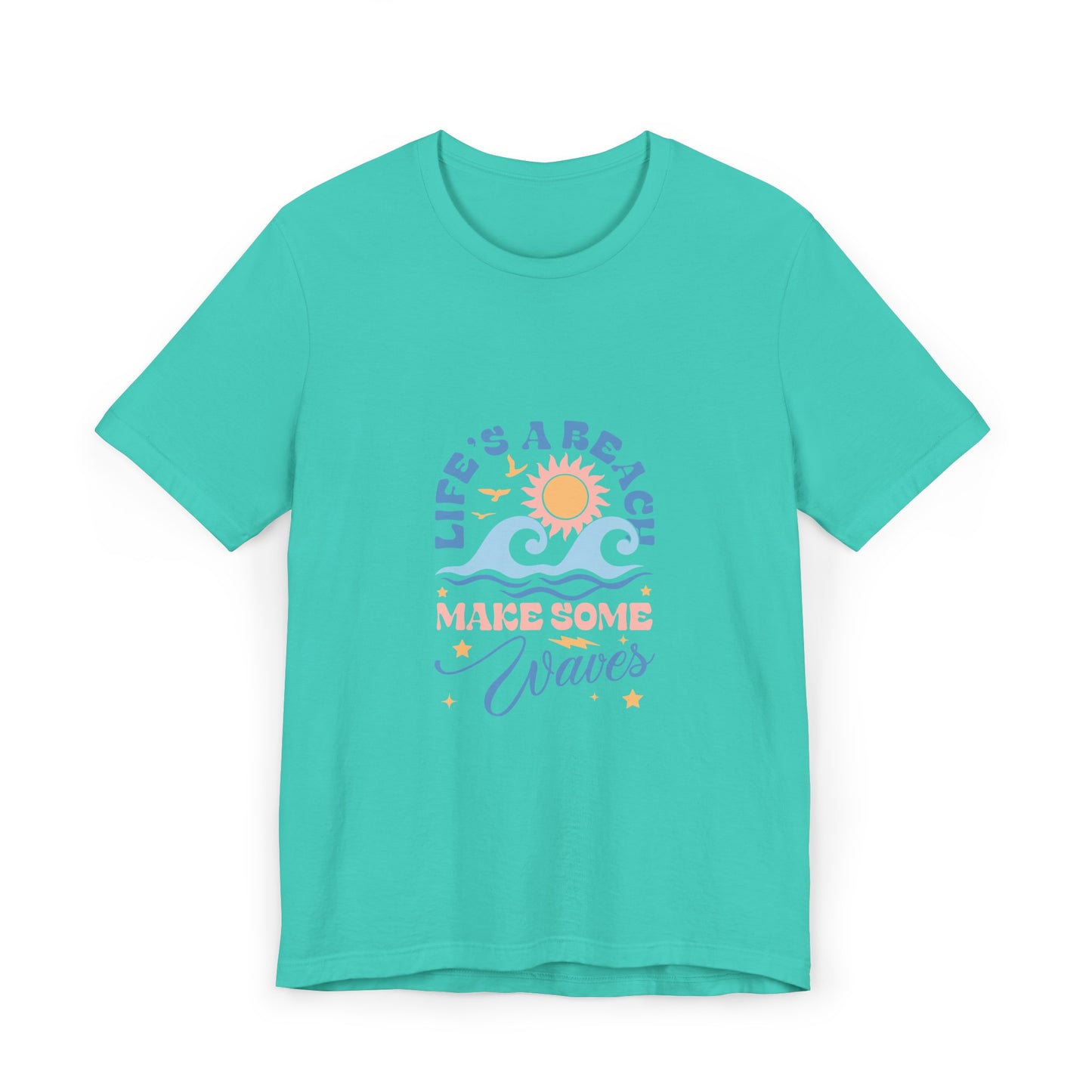 Life's a Beach Make Some Waves Unisex Jersey T-Shirt