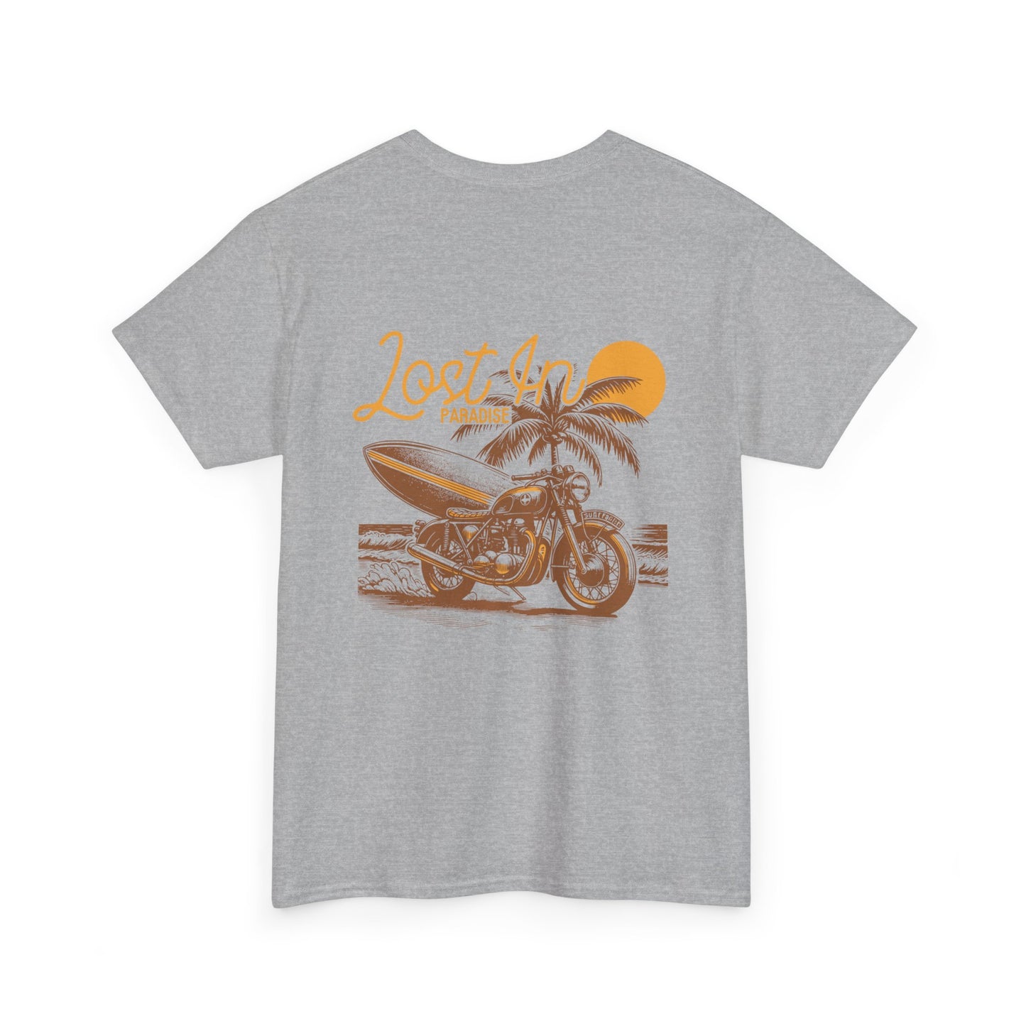 Lost in Paradise MOTOR AND SURF Vintage Surf Unisex Heavy Cotton Tee