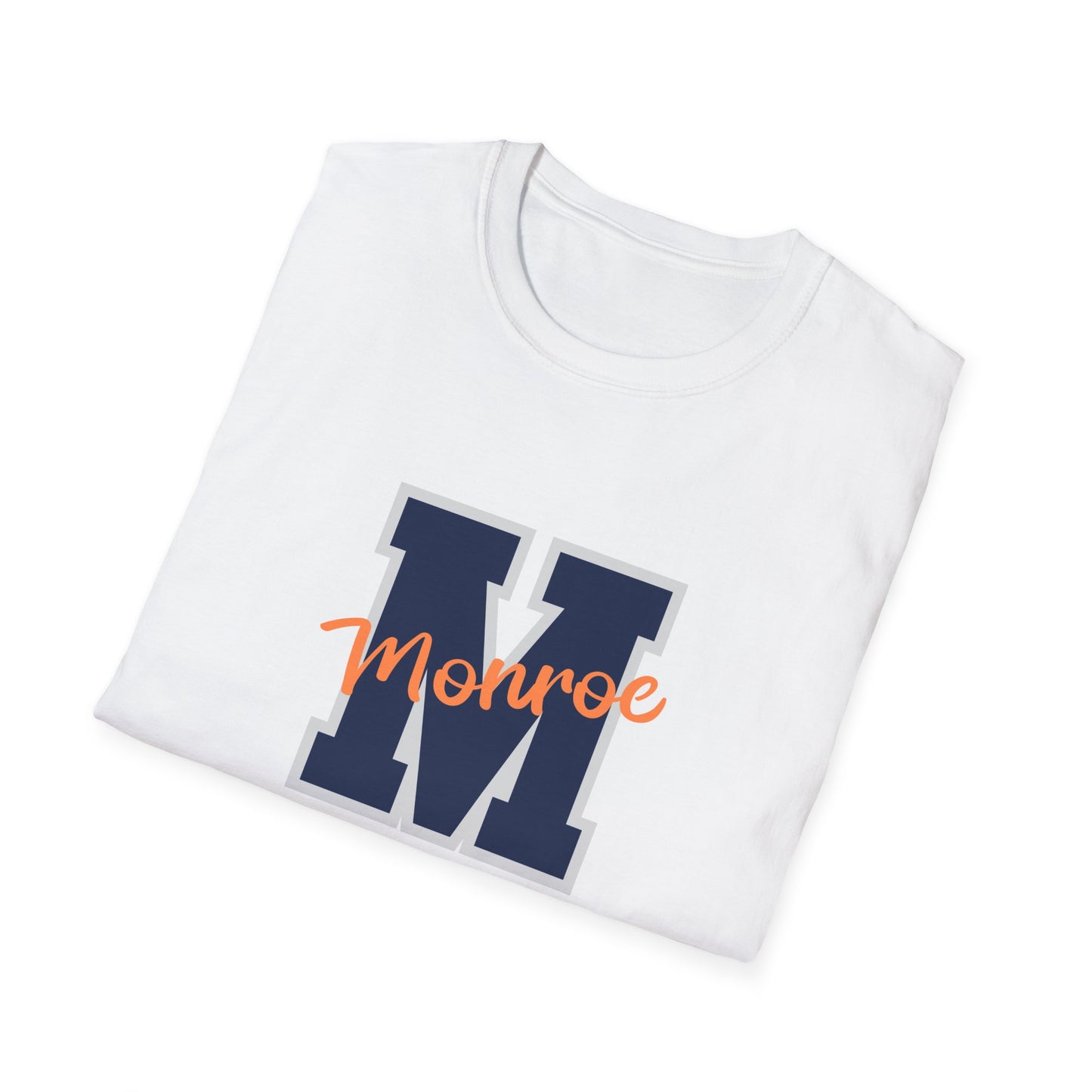 Orange Monroe Navy MUnisex Softstyle T-Shirt