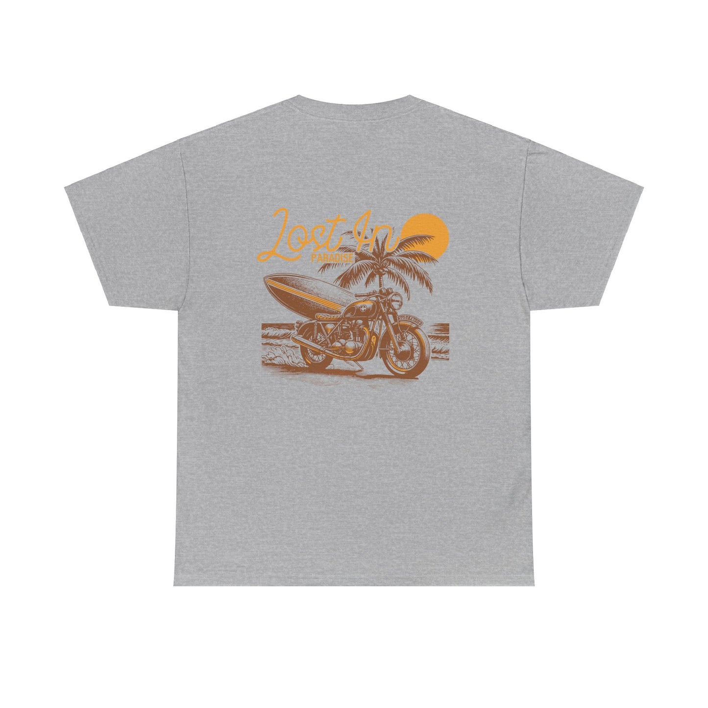 Lost in Paradise MOTOR AND SURF Vintage Surf Unisex Heavy Cotton Tee