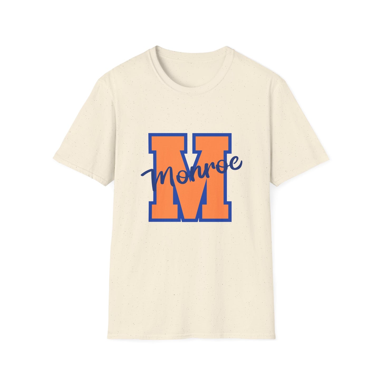 Monroe Orange M  Unisex Softstyle T-Shirt