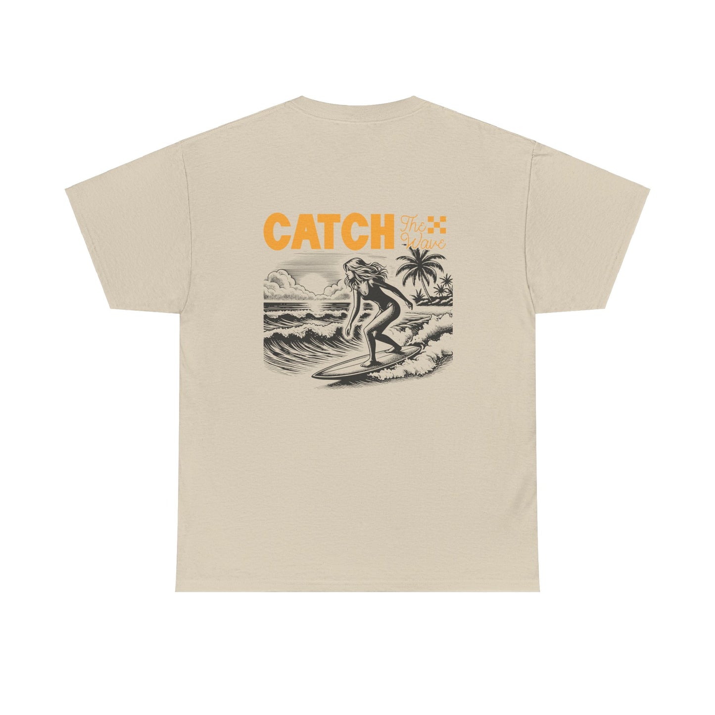 Wild Beach-- Catch the WaveUnisex Heavy Cotton Tee