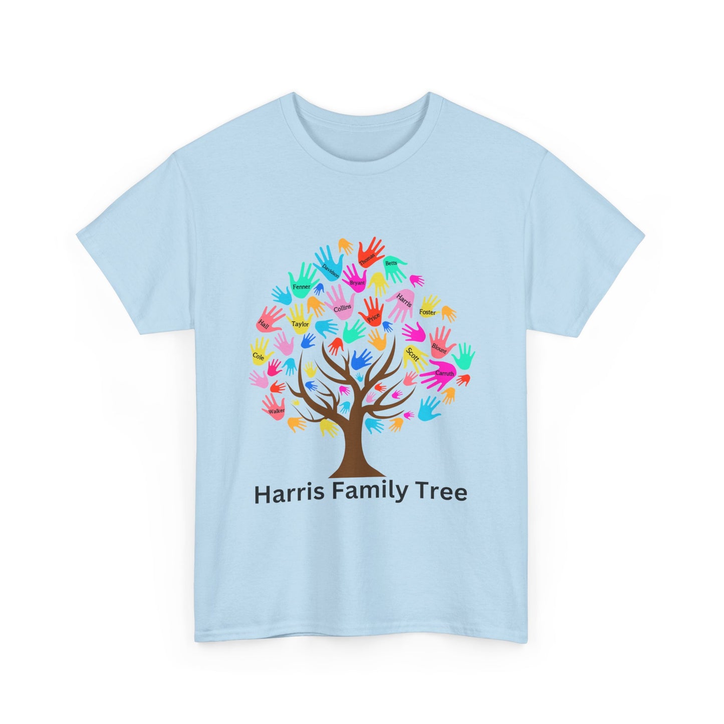 Harris Family Tree Set 1 Gildan Unisex Heavy Cotton Tee