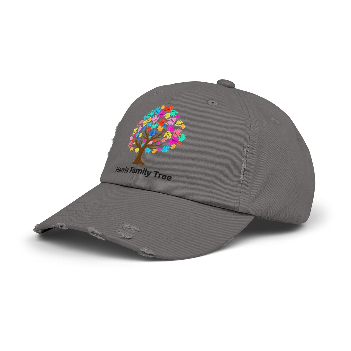 Harris Family Tree Unisex Distressed Cap