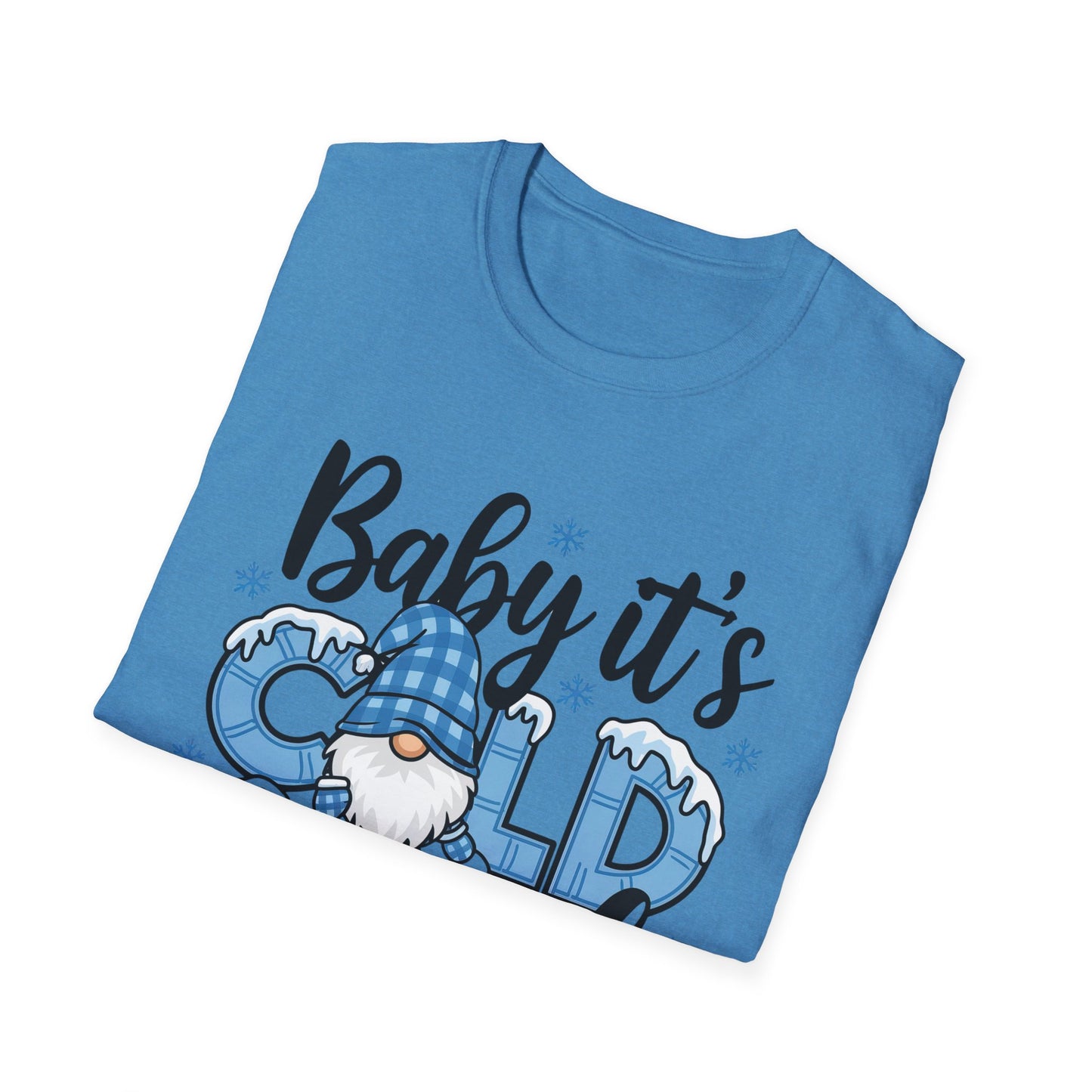 Baby It's Cold Outside Unisex Softstyle T-Shirt - Cozy Winter Vibes