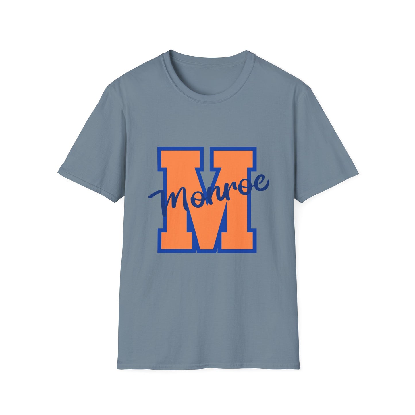 Monroe Orange M  Unisex Softstyle T-Shirt