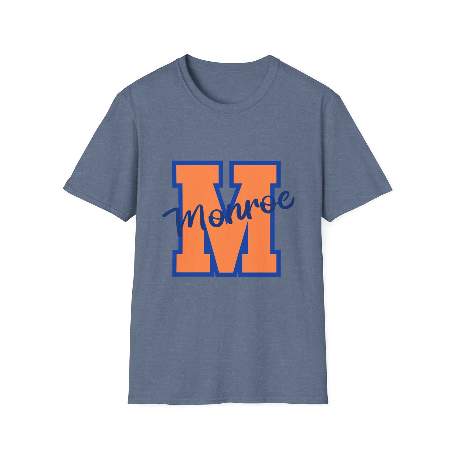 Monroe Orange M  Unisex Softstyle T-Shirt