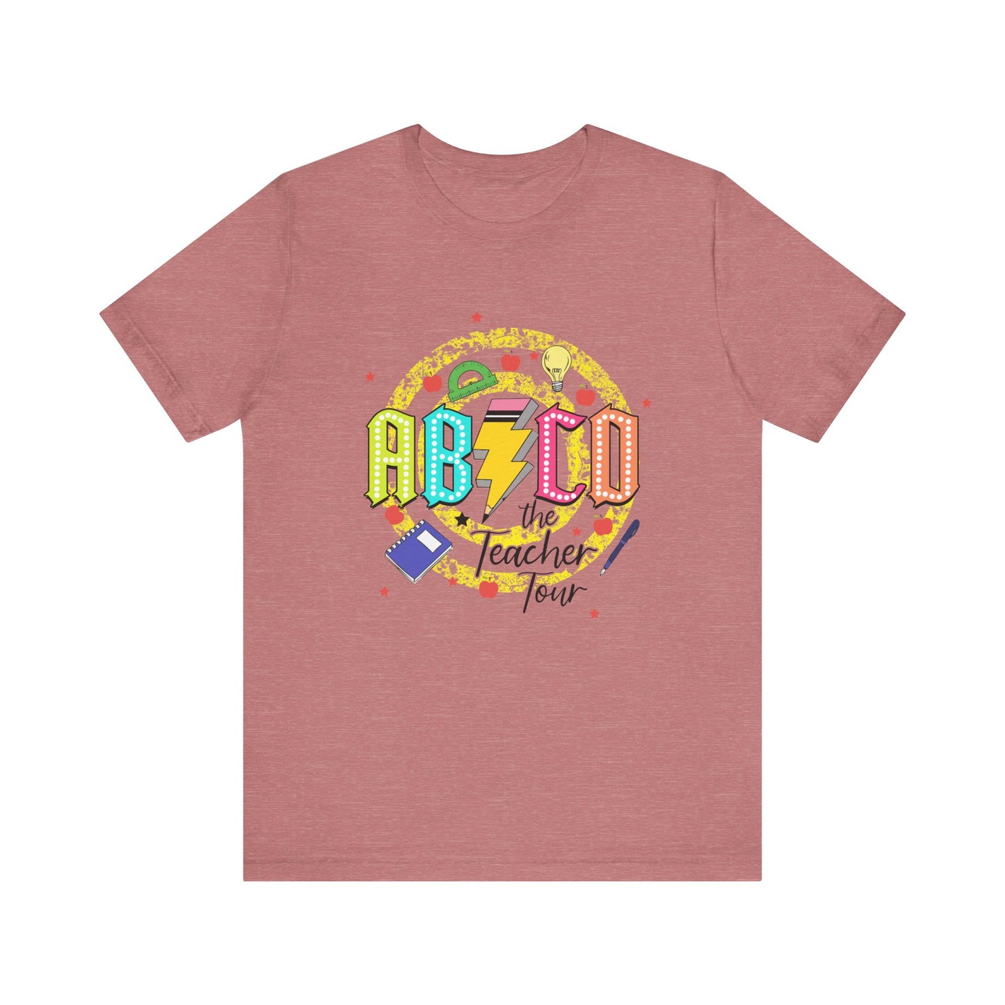 AB/CD Teacher Tour Unisex Jersey Short Sleeve Tee