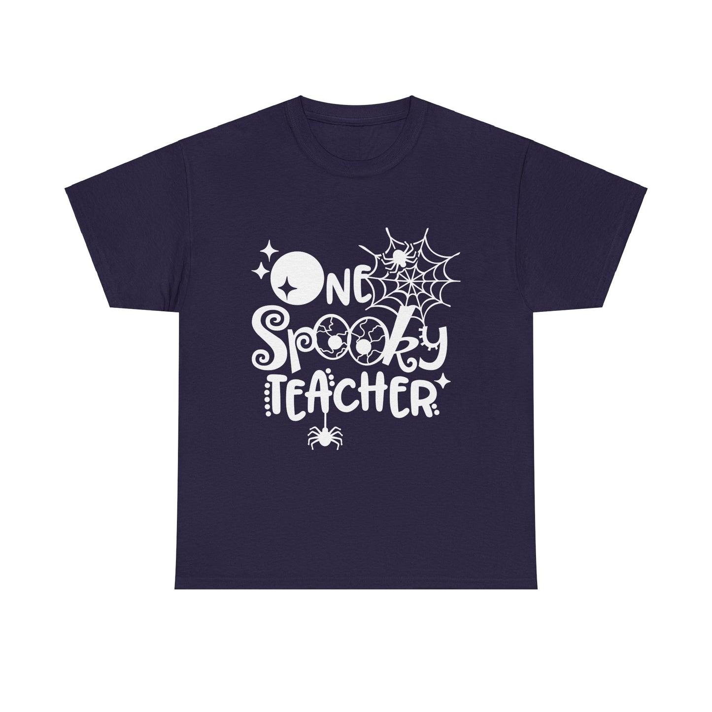 Spooky Teacher Unisex Heavy Cotton Tee – Perfect for Halloween school Teacher Tshirt!