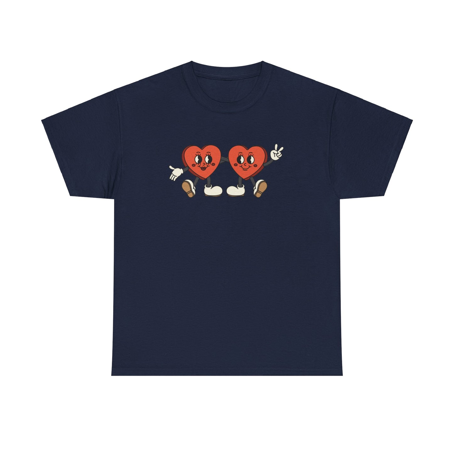 2 of Hearts Valentines Shirt Unisex Heavy Cotton Tee