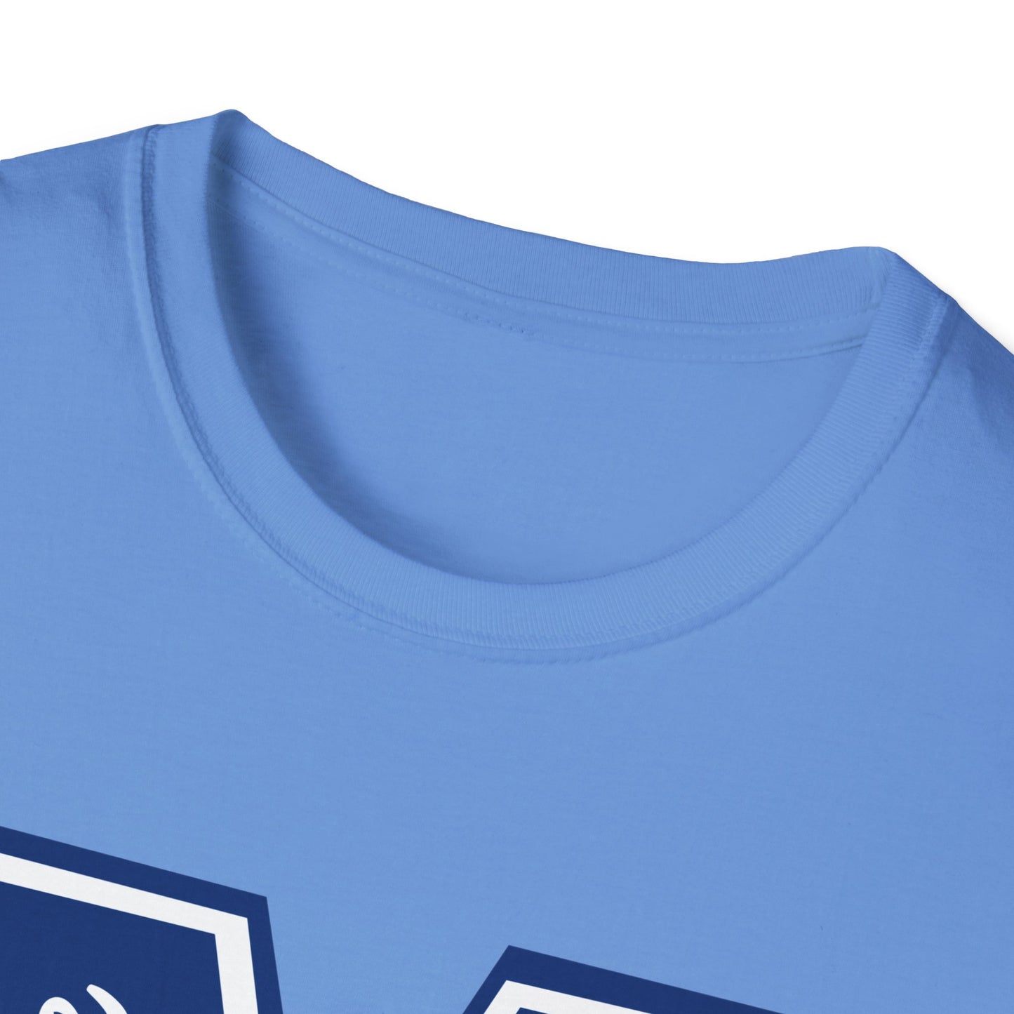 Blue Varsity M Monroe NavUnisex Softstyle T-Shirt