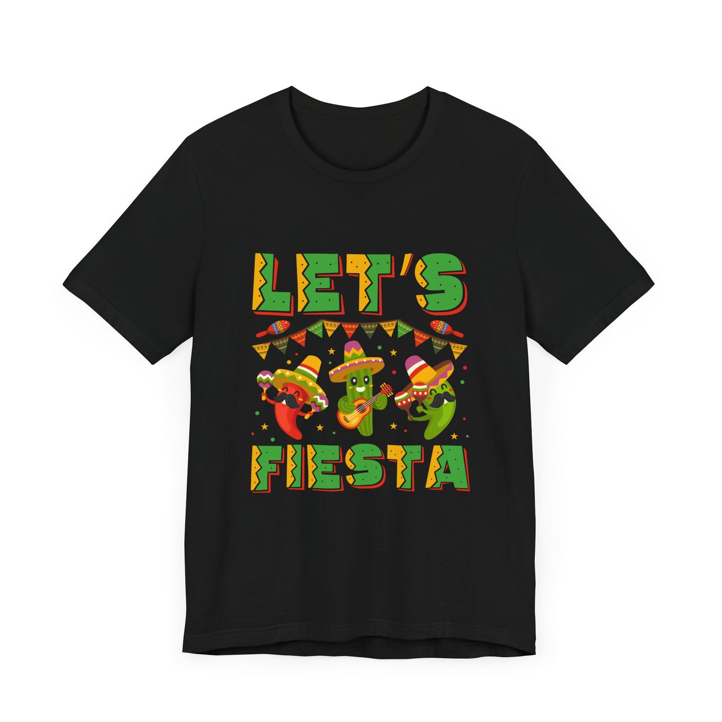 Let's Fiesta Unisex Jersey Short Sleeve Tee