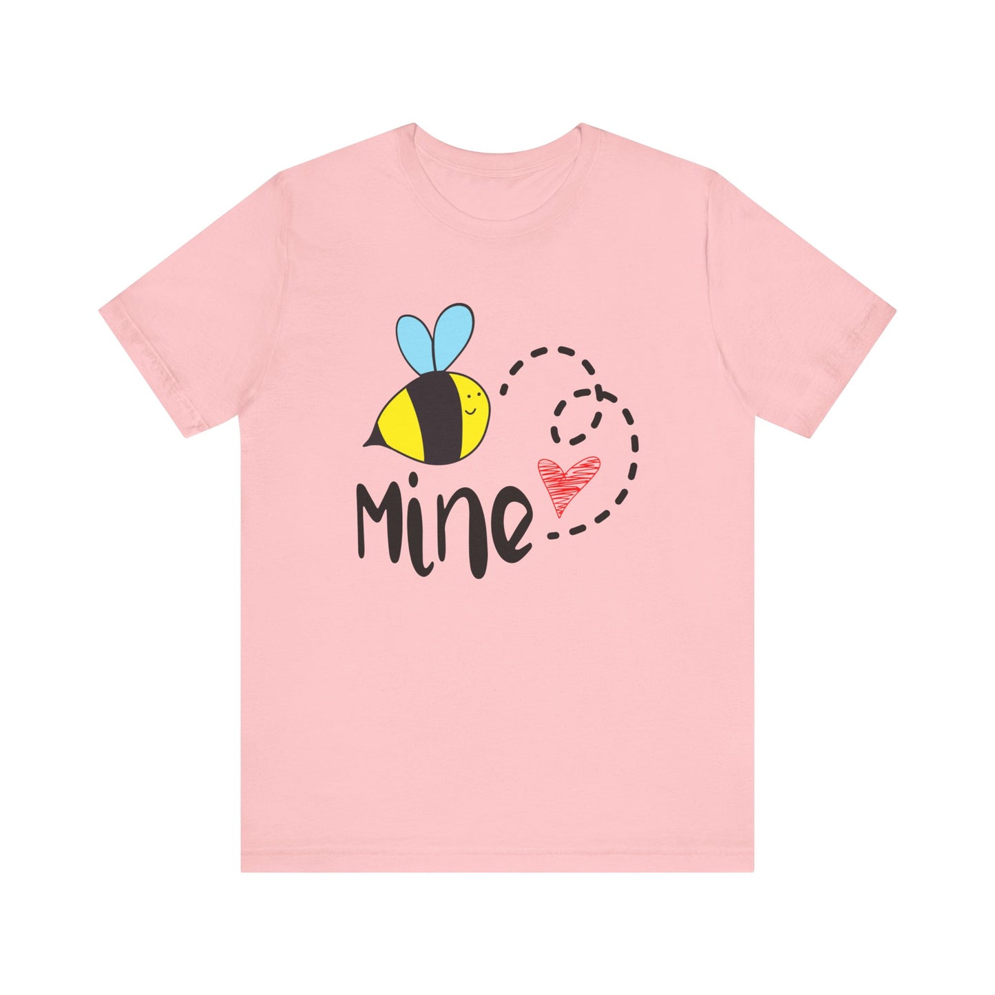 Bee Mine Valentine Unisex Jersey Short Sleeve Tee