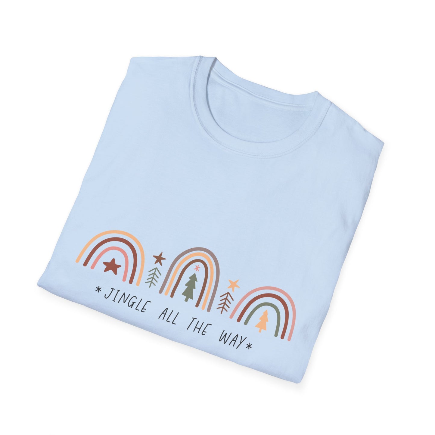 Jingle All the Way Unisex Softstyle T-Shirt – Festive Holiday Christmas Vibes