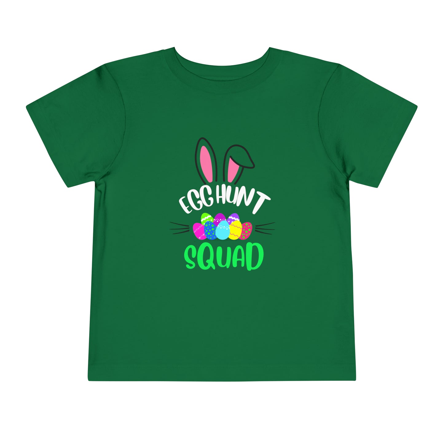 Egg Hunt Squad Toddler Short Sleeve Tee