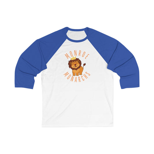 Monroe Monarchs Unisex Baseball Tee - Fun and Vibrant Casual Wear