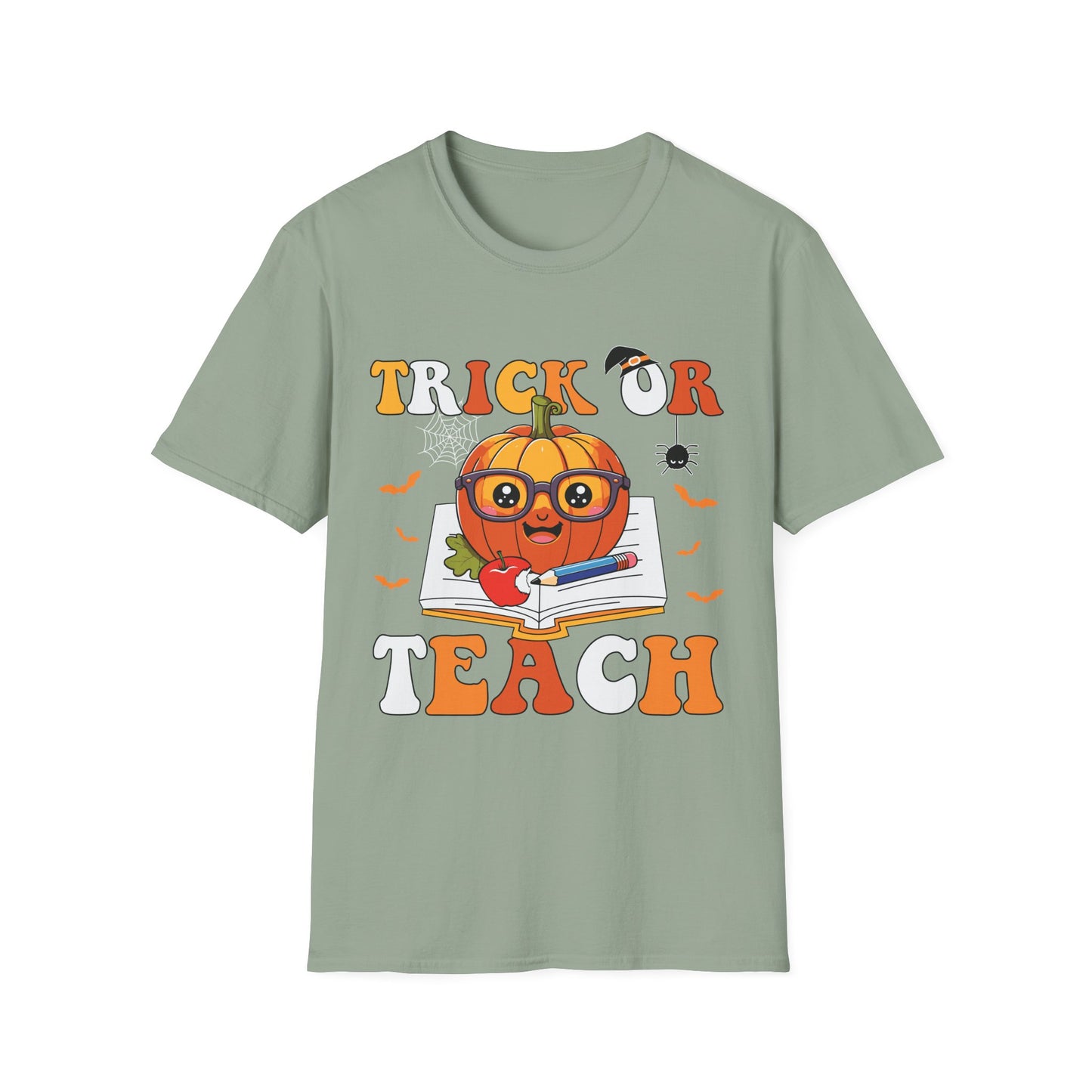 Trick or Teach Unisex Halloween School T-Shirt