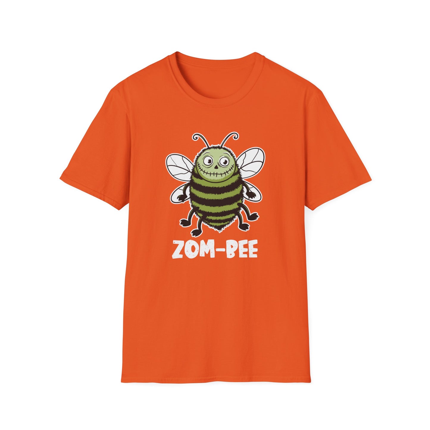 Zom-Bee Unisex Softstyle T-Shirt - Spooky Fun for Halloween