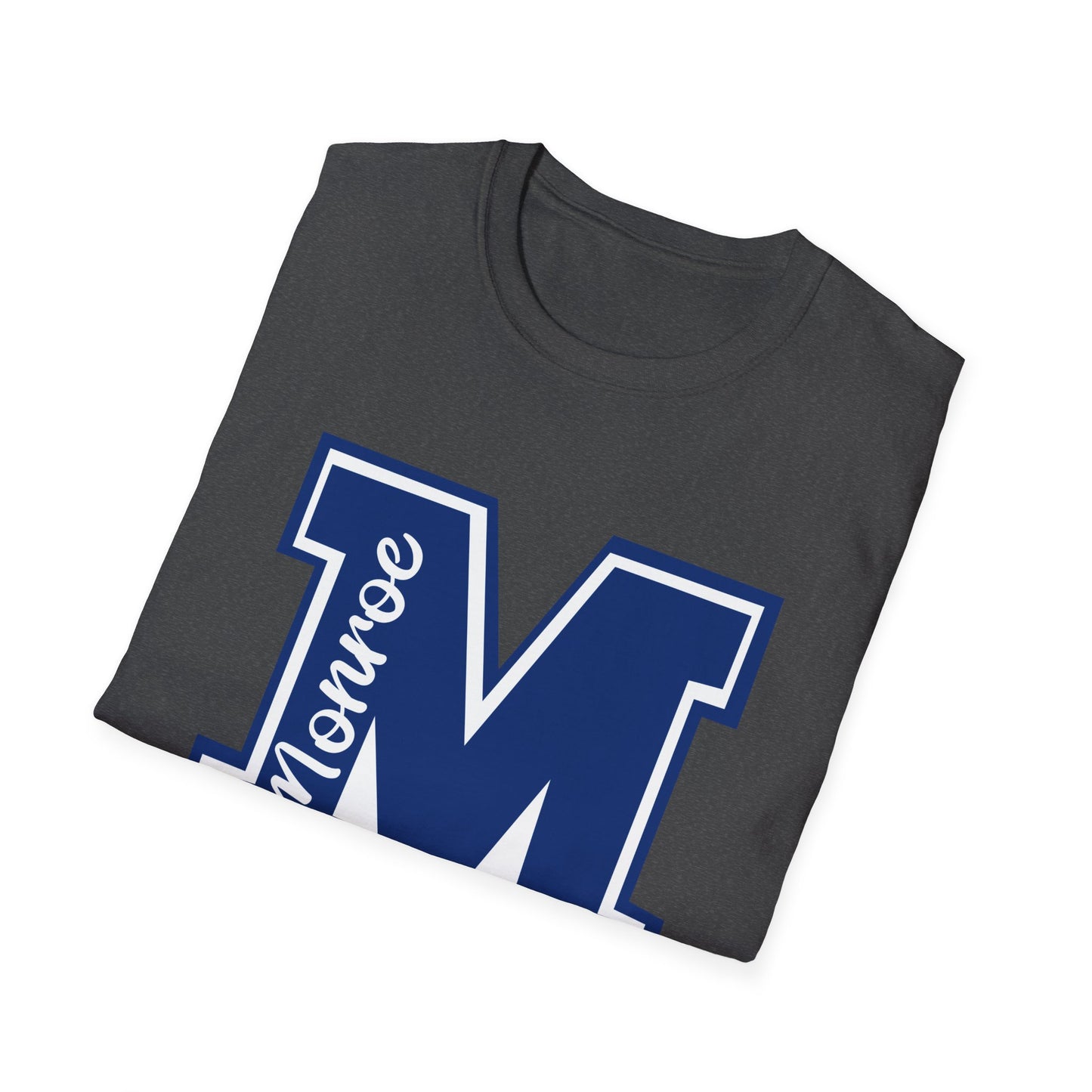 Blue Varsity M Monroe NavUnisex Softstyle T-Shirt