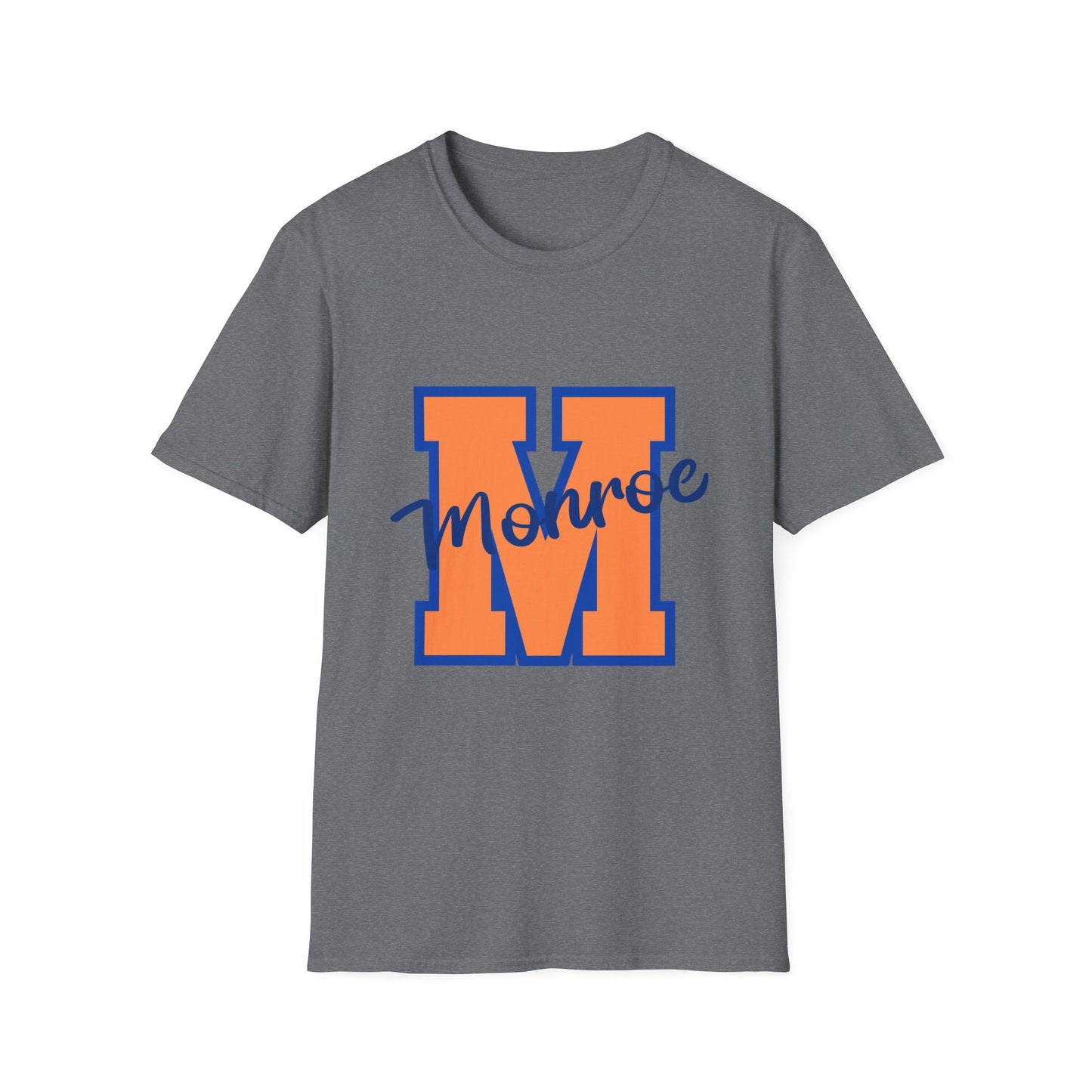 Monroe Orange M  Unisex Softstyle T-Shirt