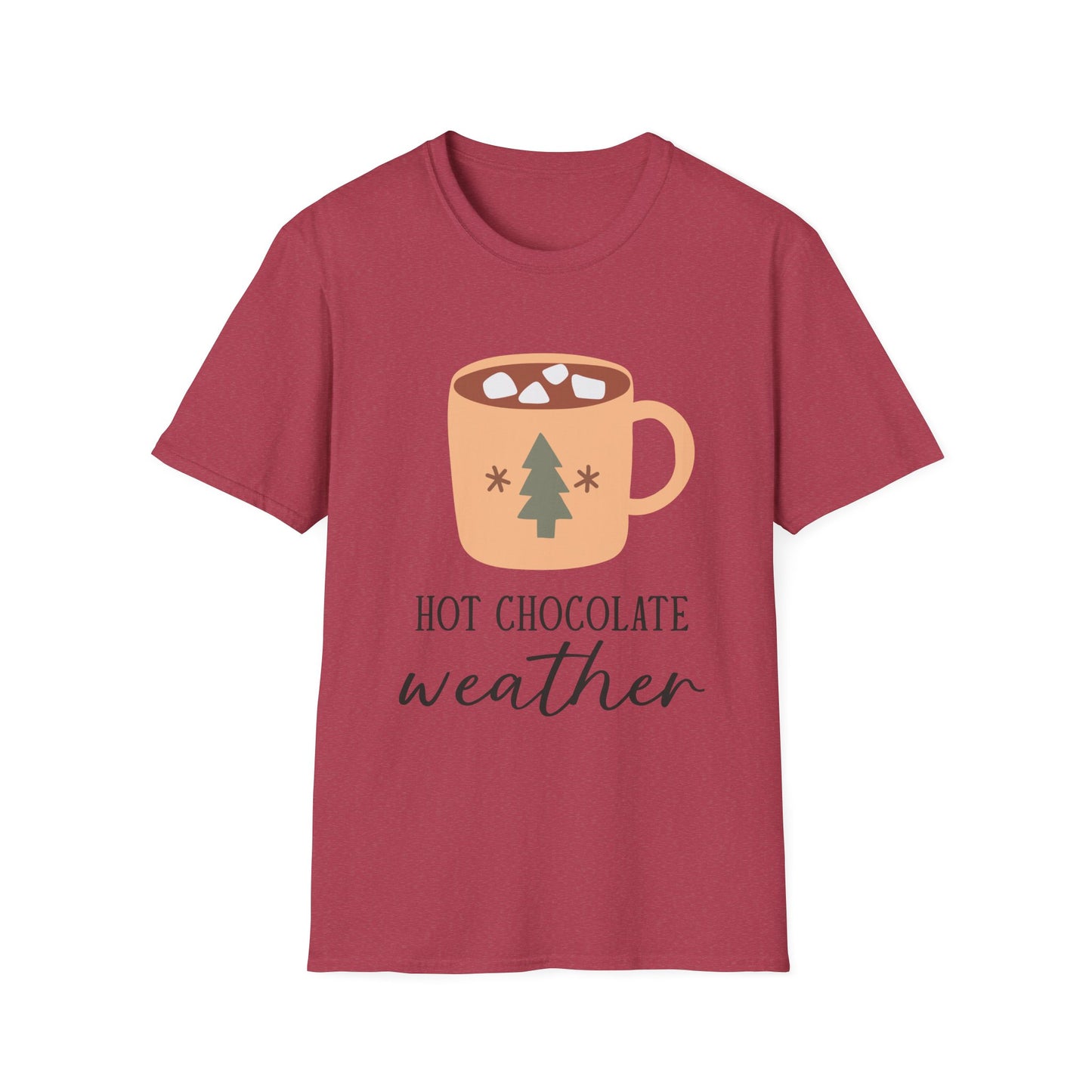 Hot Chocolate Weather Unisex T-Shirt - Cozy Winter Apparel