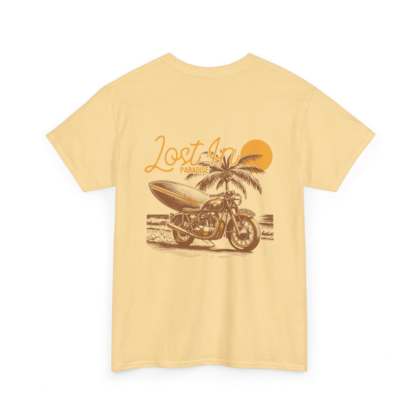 Lost in Paradise MOTOR AND SURF Vintage Surf Unisex Heavy Cotton Tee